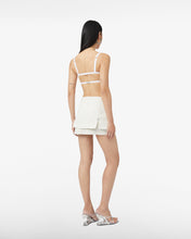 Load image into Gallery viewer, Tweed Leather Mini Skirt