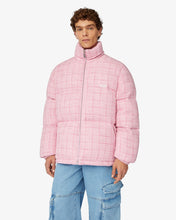 Load image into Gallery viewer, Tweed Puffer Jacket | Unisex Coats & Jackets Pink | GCDS®