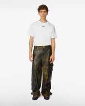 Load image into Gallery viewer, Rub-Off Leather Ultracargo | Men Trousers Black | GCDS®