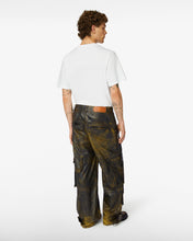 Load image into Gallery viewer, Rub-Off Leather Ultracargo | Men Trousers Black | GCDS®