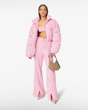 Load image into Gallery viewer, Tweed Trousers | Women Trousers Pink | GCDS®