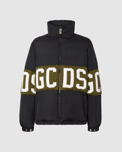 Load image into Gallery viewer, Gcds logo band puffer jacket: Men Outerwear Military Green | GCDS