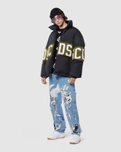 Load image into Gallery viewer, Gcds logo band puffer jacket: Men Outerwear Military Green | GCDS