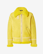 Load image into Gallery viewer, Shearling Jacket | Unisex Coats & Jackets Yellow | GCDS®