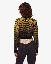 Load image into Gallery viewer, Zebra Lurex Jacquard Sweater | Women Knitwear Multicolor | GCDS®