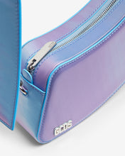 Load image into Gallery viewer, Comma Holographic Crossbody Bag : Unisex Bags Silver/Lilac | GCDS Spring/Summer 2023