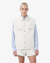 Load image into Gallery viewer, Tweed Sleeveless Jacket
