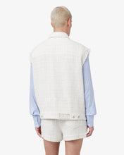 Load image into Gallery viewer, Tweed Sleeveless Jacket
