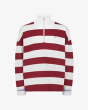 Load image into Gallery viewer, Striped Logo Mockneck Sweater
