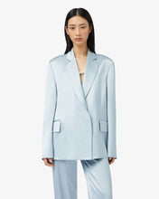 Load image into Gallery viewer, Oversized Satin Blazer
