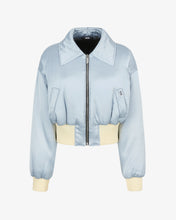 Load image into Gallery viewer, Cropped Satin Bomber
