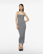 Load image into Gallery viewer, Hoop Metallic Knit Long Dress
