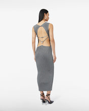 Load image into Gallery viewer, Hoop Metallic Knit Long Dress
