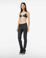 Load image into Gallery viewer, Leather Multi Zip Skinny Trousers
