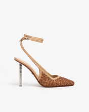 Load image into Gallery viewer, Gcds Monogram Rafia Logo Chain Slingback
