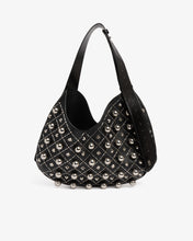 Load image into Gallery viewer, Comma Studded Big Hobo Bag
