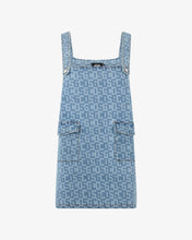 Load image into Gallery viewer, Monogram Denim Pockets Dress
