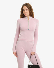 Load image into Gallery viewer, Ribbed Half Zip Turtleneck
