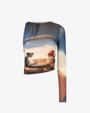 Load image into Gallery viewer, Creatures Tulle One-Shoulder Top
