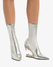 Load image into Gallery viewer, Morso Mirror Vinyl Ankle Boots
