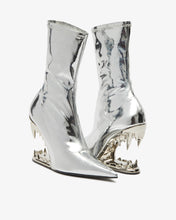 Load image into Gallery viewer, Morso Mirror Vinyl Ankle Boots
