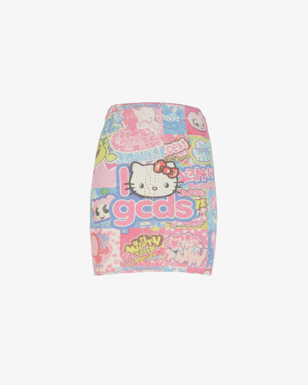 Hello Kitty Printed Cable' Mini Skirt