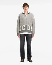 Load image into Gallery viewer, Ribbed Low Logo Full Zip Cardigan
