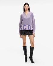 Load image into Gallery viewer, Ribbed Low Logo Half Zip Sweater
