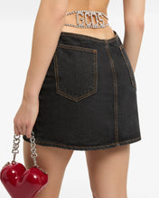 Load image into Gallery viewer, Choker Denim Skirt
