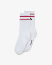 Load image into Gallery viewer, Junior Gcds Low Logo Band Socks | Unisex Accessories White | GCDS®
