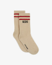 Load image into Gallery viewer, Junior Gcds Low Logo Band Socks | Unisex Accessories Off White | GCDS®
