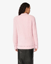Load image into Gallery viewer, Bouclé Knit Jacket | Unisex Coats &amp; Jackets Pink | GCDS®
