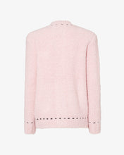 Load image into Gallery viewer, Bouclé Knit Jacket | Unisex Coats &amp; Jackets Pink | GCDS®
