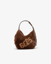 Load image into Gallery viewer, Comma Small Faux Fur Logo Twist Bag
