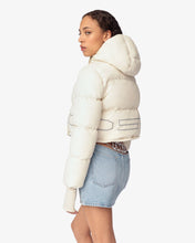 Load image into Gallery viewer, Gcds Logo Bomber | Women Coats &amp; Jackets Off White | GCDS®
