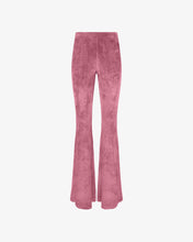 Load image into Gallery viewer, Velvet Trousers | Women Trousers Mauve Pink | GCDS®
