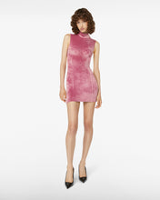 Load image into Gallery viewer, Velvet Mini Dress | Women Mini &amp; Long Dresses Mauve Pink | GCDS®
