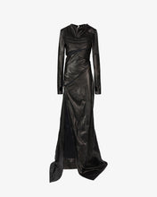 Load image into Gallery viewer, Leather Long Dress | Women Mini &amp; Long Dresses Black | GCDS®
