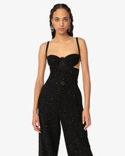 Load image into Gallery viewer, Tweed Body | Women Bodysuits Black | GCDS®
