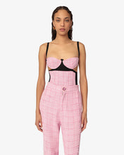 Load image into Gallery viewer, Tweed Body | Women Bodysuits Pink | GCDS®
