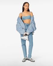 Load image into Gallery viewer, Choker Denim Bra
