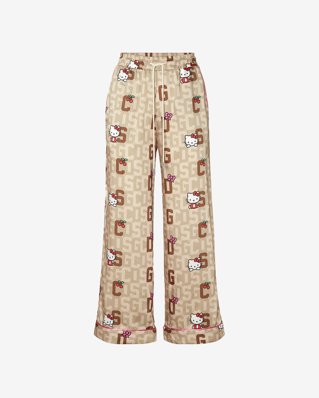 Hello Kitty monogram pajama trousers