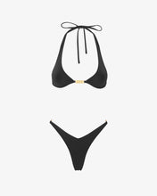 Load image into Gallery viewer, Metallic logo clip bikini
