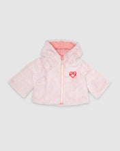 Load image into Gallery viewer, Baby Gcds heart hooded jacket: Girl Outerwear Pink | GCDS
