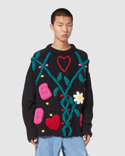 Load image into Gallery viewer, Embroidered puffy sweater: Unisex Knitwear Multicolor | GCDS
