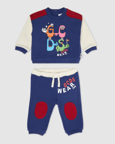 Baby Gcds monster tracksuit: Boy Hoodie and tracksuits Multicolor | GCDS