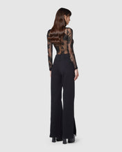 Load image into Gallery viewer, Wide jersey trousers: Women Trousers Black | GCDS

