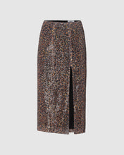 Load image into Gallery viewer, Leopard sequin pencil skirt: Women Skirt Multicolor | GCDS
