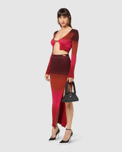 Load image into Gallery viewer, Lurex degradé long skirt: Women Skirt Multicolor | GCDS

