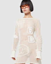 Load image into Gallery viewer, Crochet mini dress: Women Dresses Off White | GCDS
